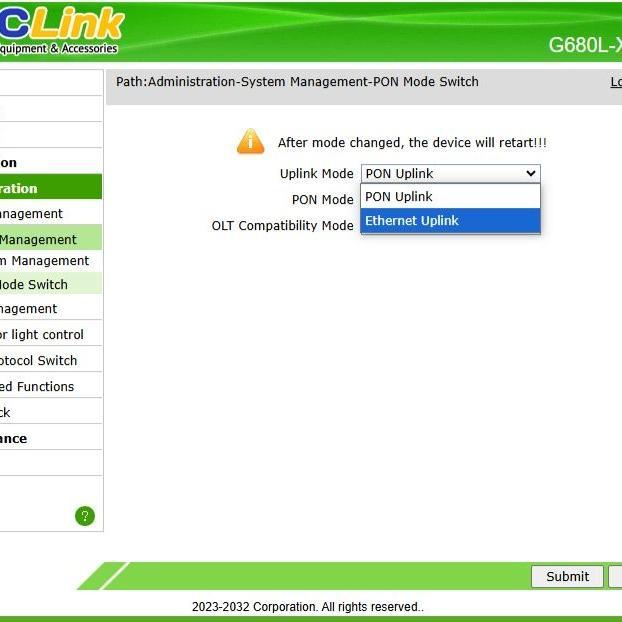 Promo Best ONT XPON DUALBAND GGCLink G680L NEW , XPON GPON EPON ONU DUALBAND - Dengan Adaptor