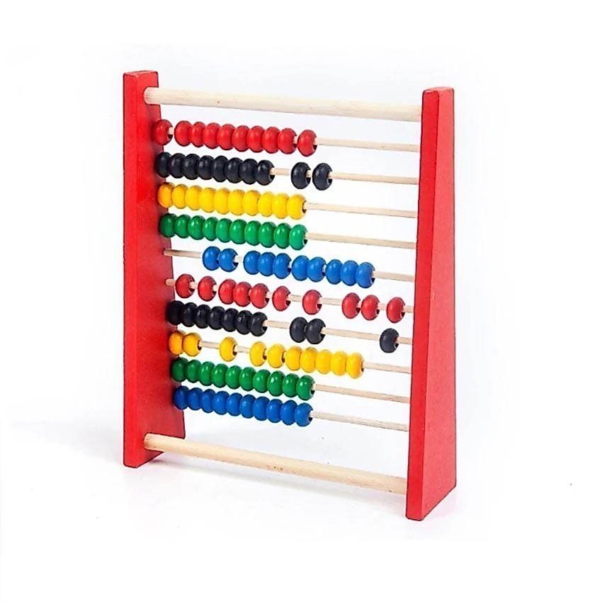 Papan Sempoa Abacus Anak Kayu Mainan Edukasi Mainan Anak Montessori Sempoa Alat Hitung Anak Tk Sd