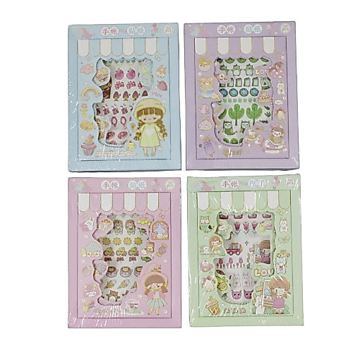 Sticker Box Everyday Happy Time Girl 50 Lembar - Alat Tulis Senang