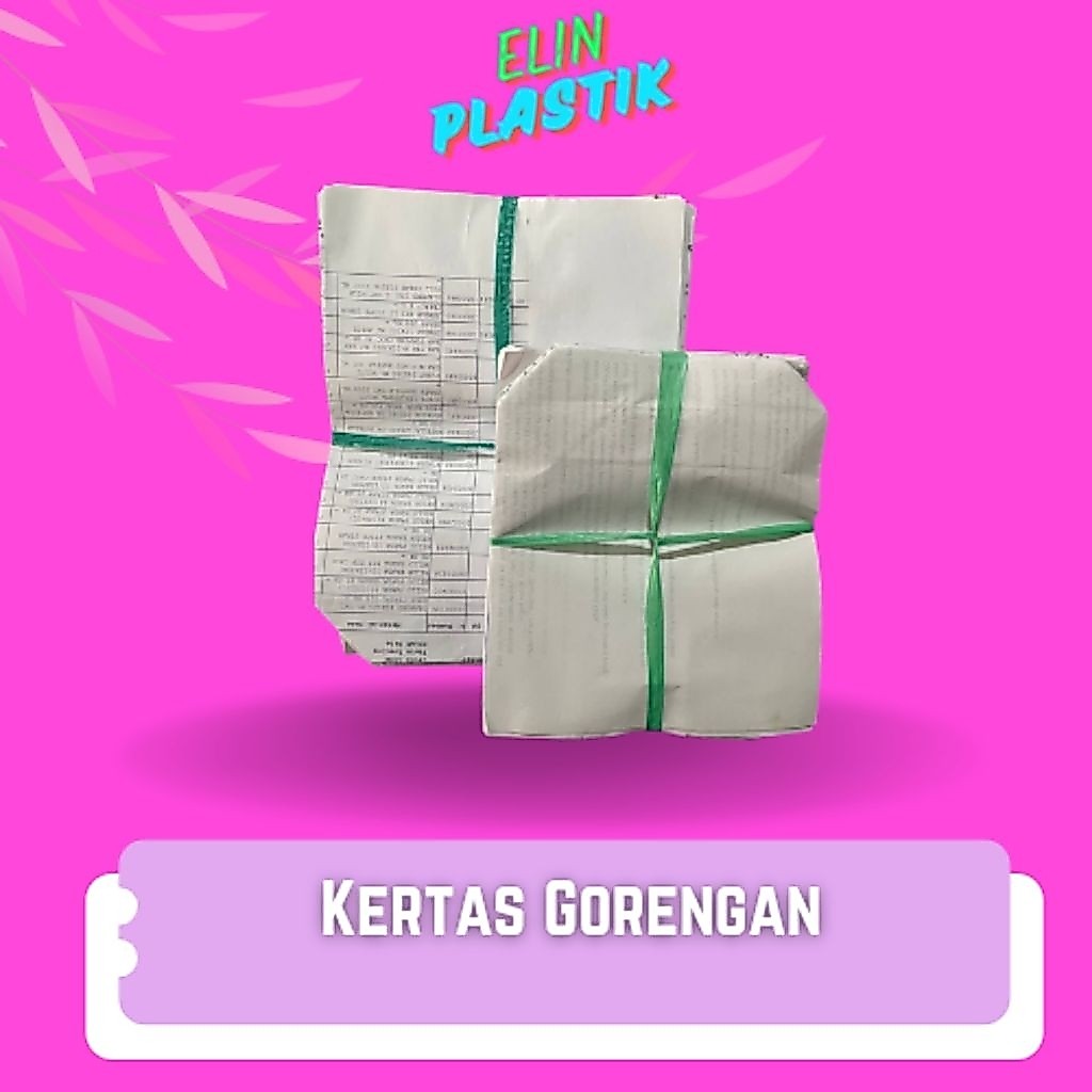 Kertas Gorengan / Bungkus gorengan / Bungkus Makanan