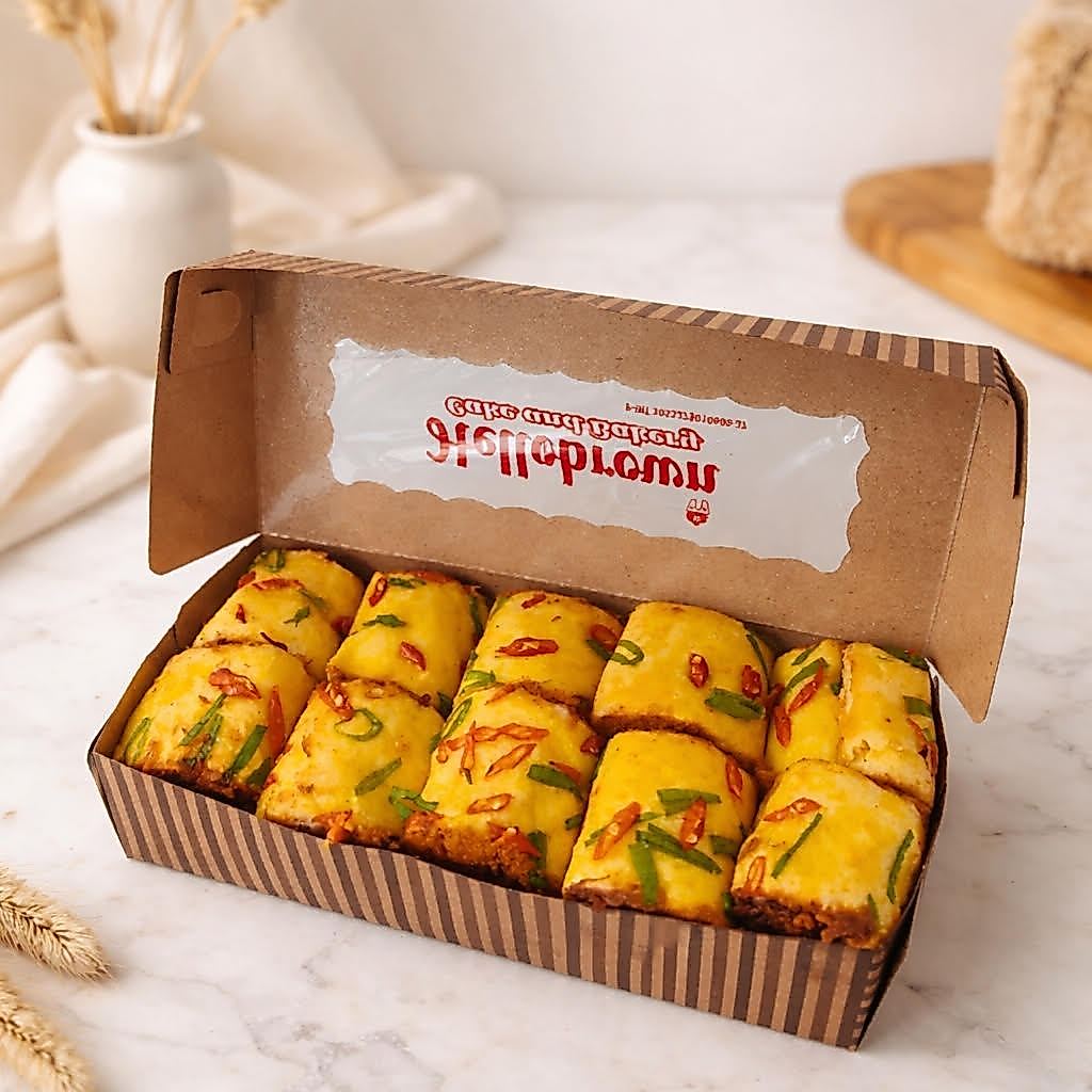 Roti Abon Gulung Box | Roti