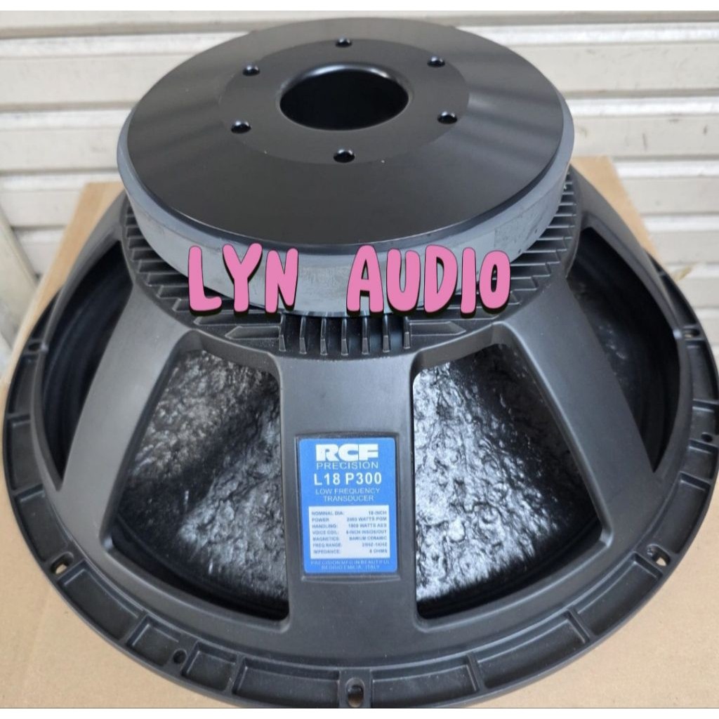 SPEAKER SUBWOOFER RCF L18P300 SUBWOOFER 18 INCH VC 4 INCH KULIT JERUK 18P300