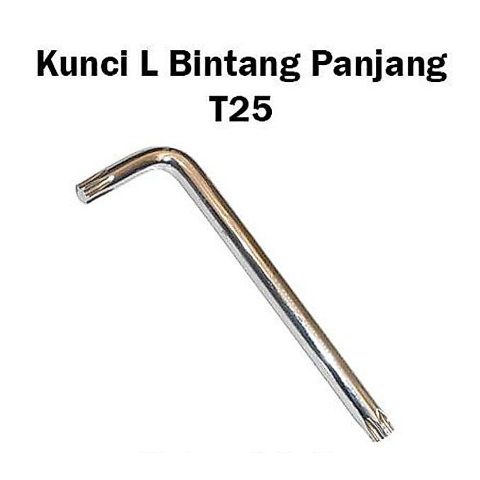 Kunci L Bintang T25 Tekiro Torx Key Long T 25 - Tekiro