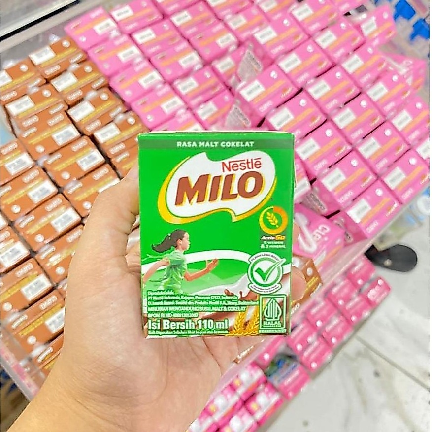1 dus 1 dus SUSU MILO UHT 110ML EXP. APRIL 2027 ( 1 DUS ISI 36 )
