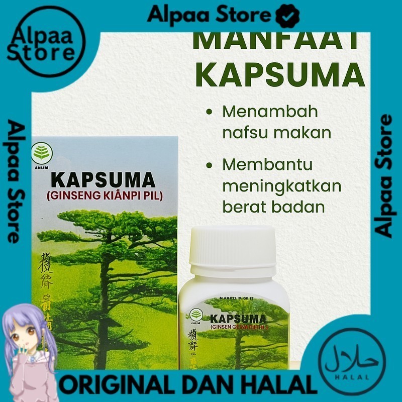 Kianpi id_ ( Kianpi Original ) Kapsuma Ginseng Gemuk Pil (Old/New) 60pc #kianpi #kianpioriginal#kian