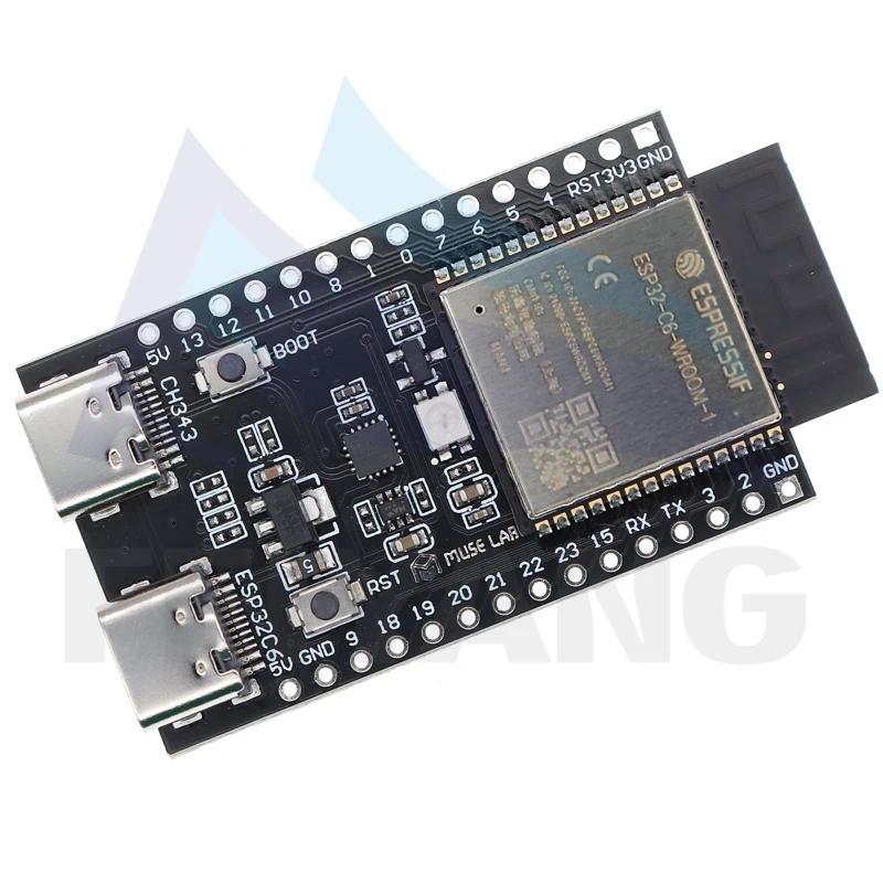 ESP32-C6 ESP32 WiFi+Bluetooth  Of Things Dual Type-C Development Board ESP 32 Core Board ESP32-C6-De