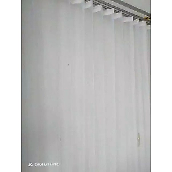 VITRASE PUTIH / PURING HORDENG /gorden transparan/gorden putih/vitrase polos/vitrase polos import/go