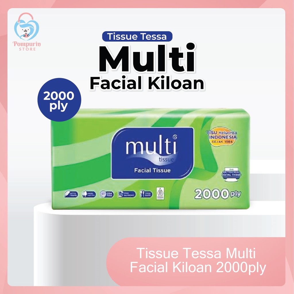 Tissue Tessa Multi Facial Kiloan 2000ply - Tisu Lembut Berkualitas