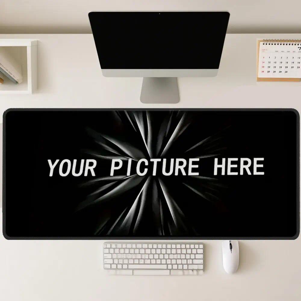 Premium Custom Mouse Pad Bespoke Photo Logo Printing Anti Slip Extended Desk Mat Minimalist European