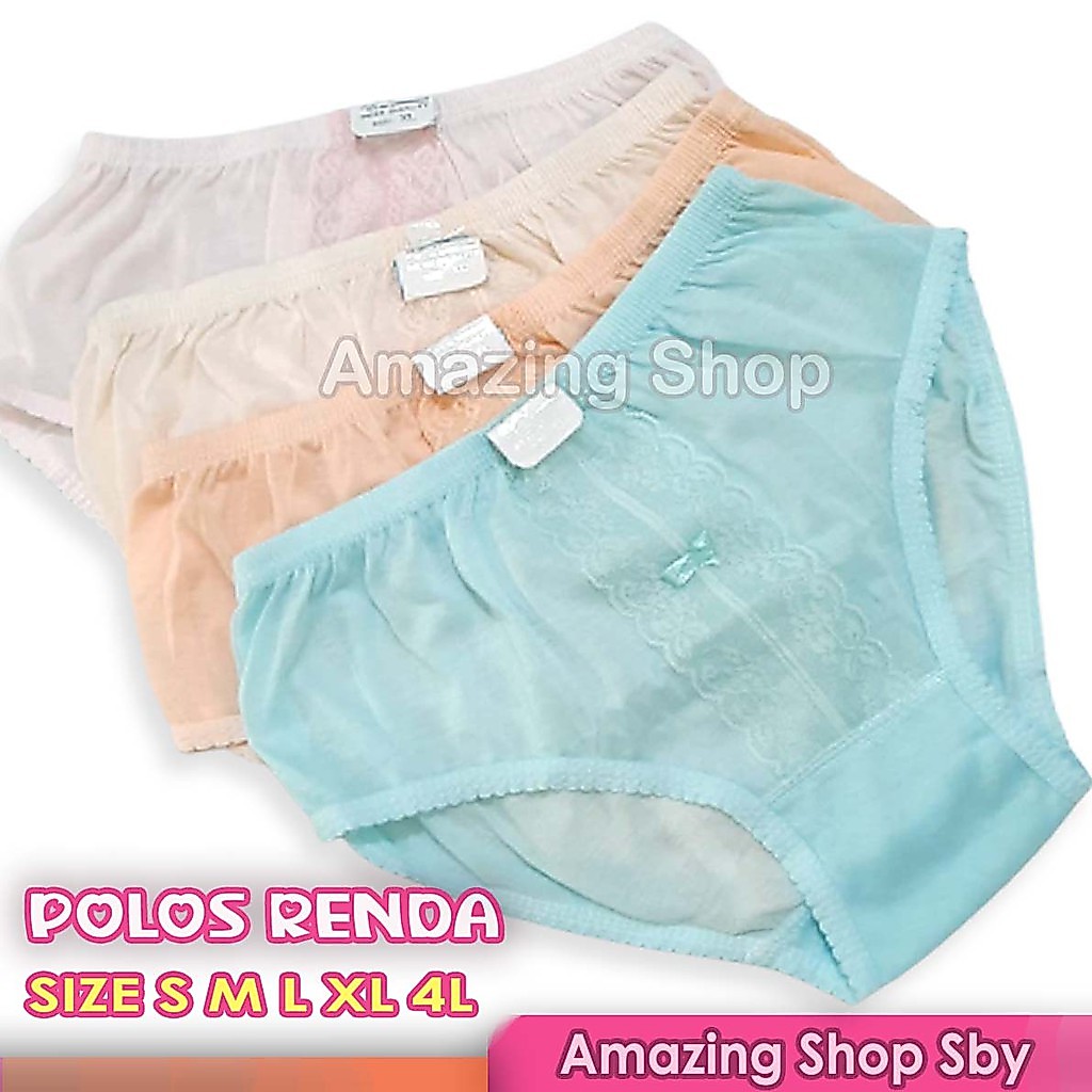CD Celana Dalam Wanita Dewasa Jumbo Putri Yuliana / Nafisya Renda Cantik Murah Amazing Shop SBY