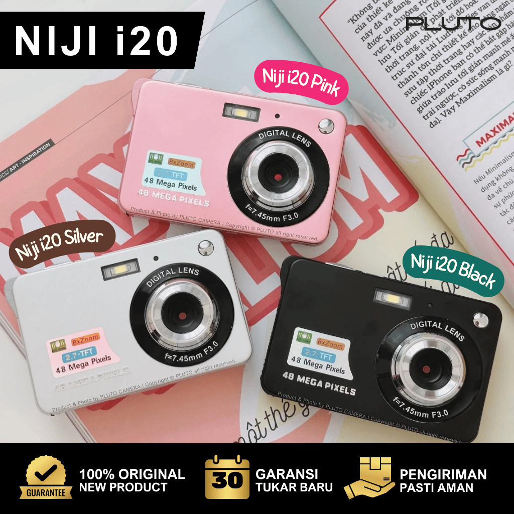 NIJI i20 Digital Camera Digicam Kamera Pocket 48MP