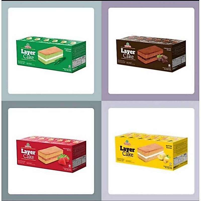 Oriental Layer Cake  Mlaysia 1 Pack Isi 24pcs