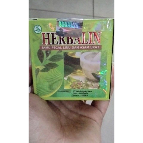 HERBALIN obat asam urat herbalin ori