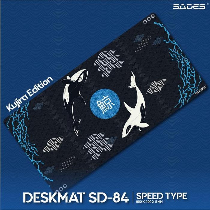 Sades SD84 / SD-84 Kujira / Umi edition XL Gaming Mousepad Deskmat - KUJIRA