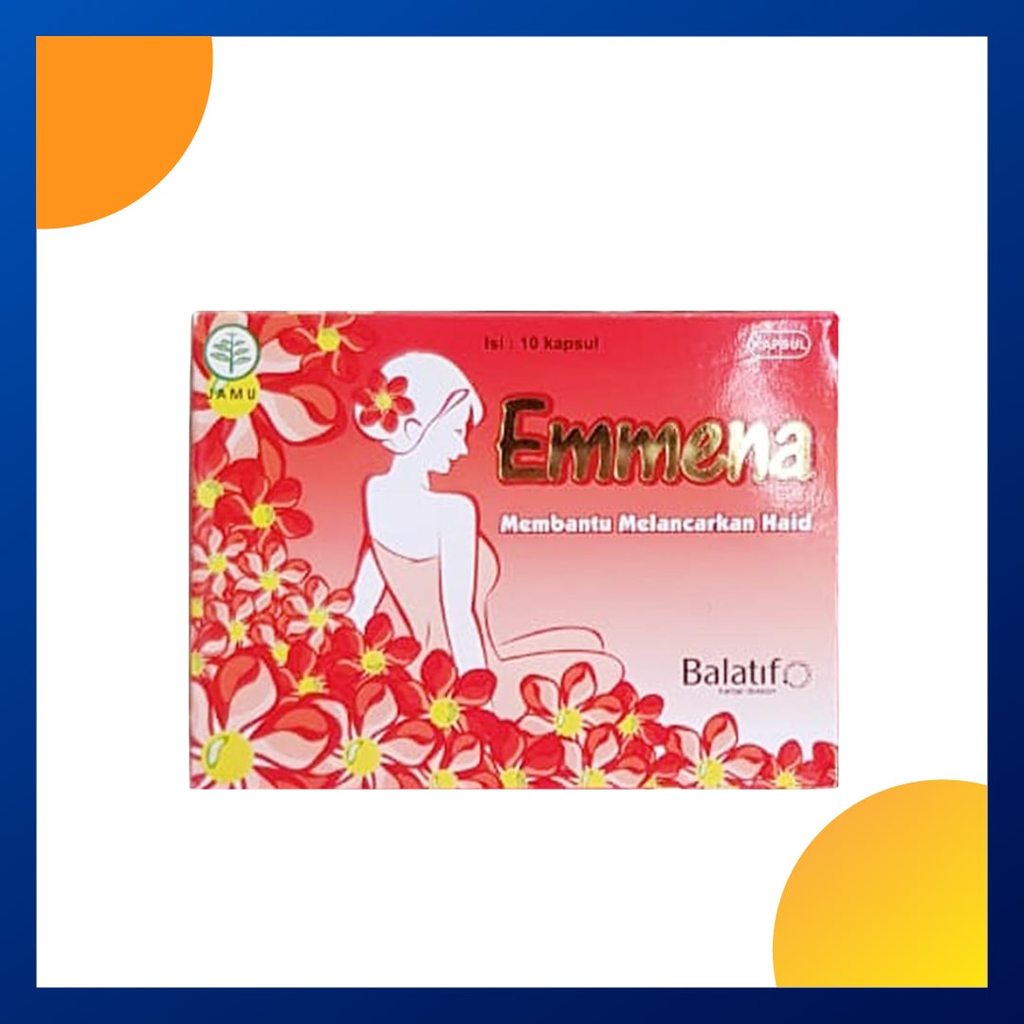 Emmena Box 10 Kapsul / Membantu Melancarkan Haid