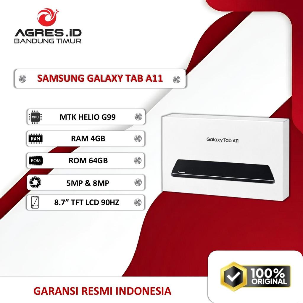 SAMSUNG GALAXY TAB A11 RAM 4GB 64GB LTE / WIFI HELIO G99 8.7" TFT 90HZ 5100mAh
