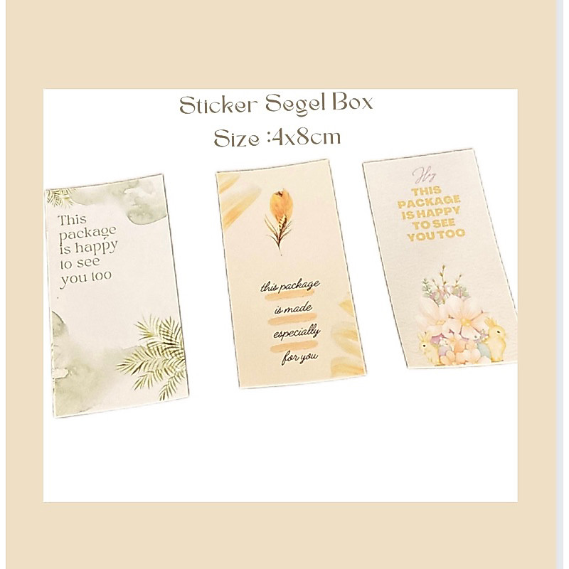 Sticker Segel Box