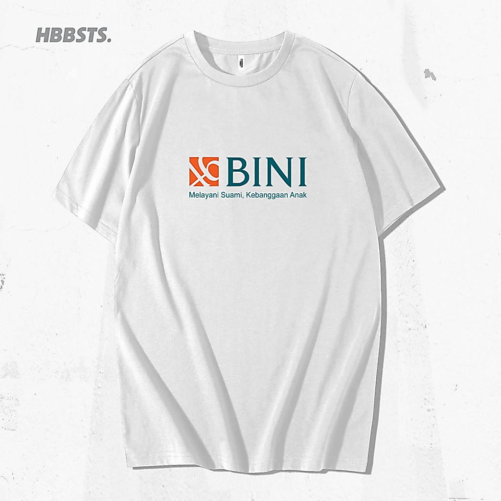 Tshirt Baju Kaos Distro BNI Plesetan BINI/ Kaos Distro Pria Wanita