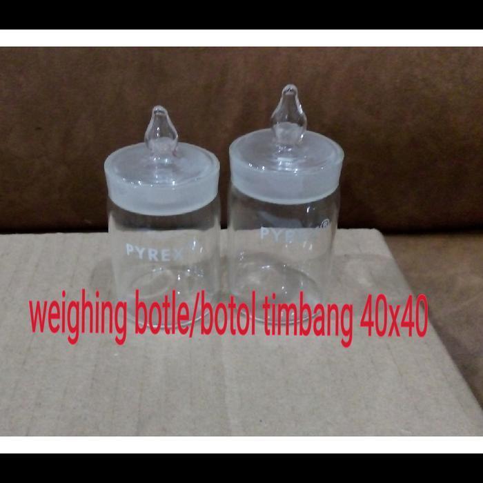 Weighing botle,botol timbang 40x40 pyrex     Berkualitas