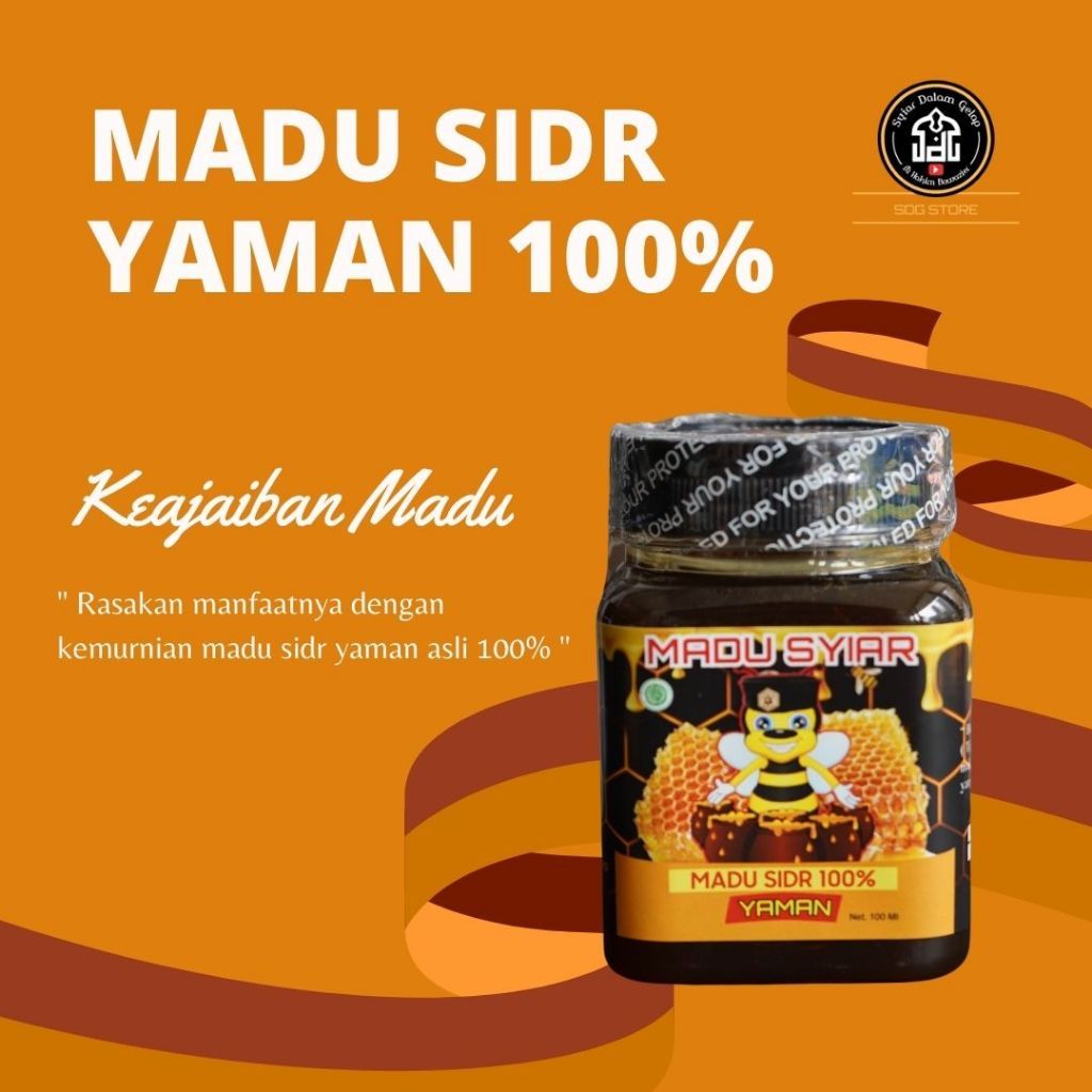 SDG Madu SIDR Yaman 100% / Madu Murni Sidr Yaman / Madu Murni