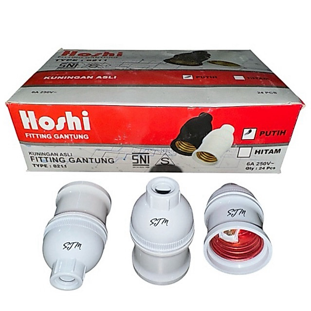Fitting Gantung Lampu Asli Kuningan HOSHI