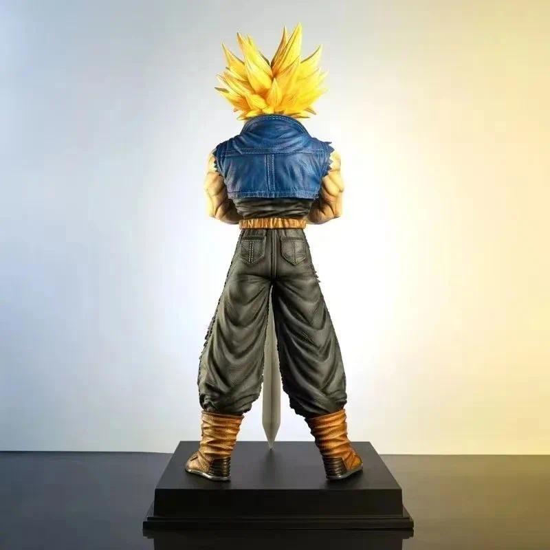 In Stock Jt Statue Dragon Ball Z Trunks Son Goku Ssj3 Action Figure Future Super Saiyan Anime Figure