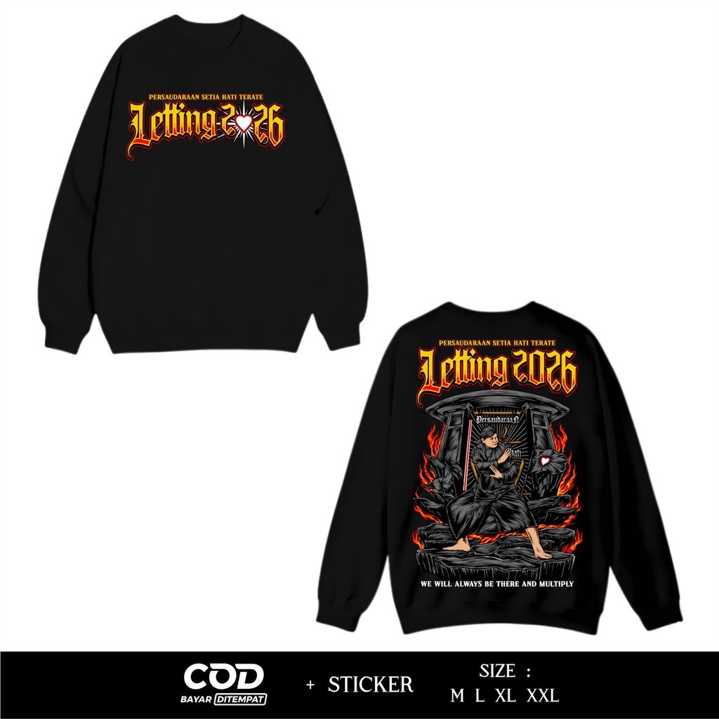 SWEATER PSHT PERSAUDARAAN SETIA HATI TERATE LETTING 2026 SWEATER SH TERATE TERBARU - SWEATER PERGURU