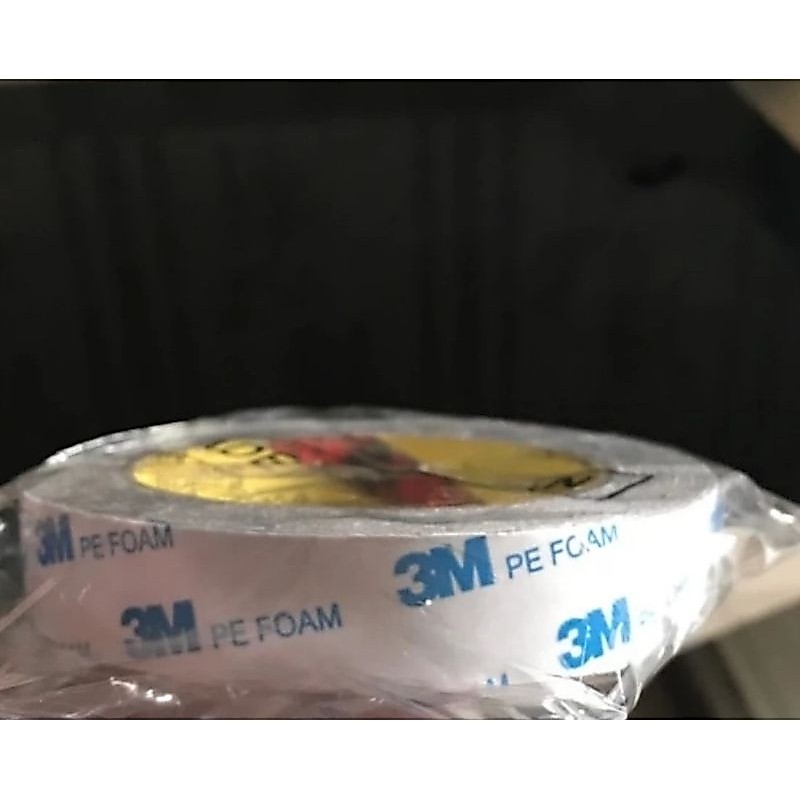 Doubletape3M,PE Foam abu,lembolakbalik 2mm,4m