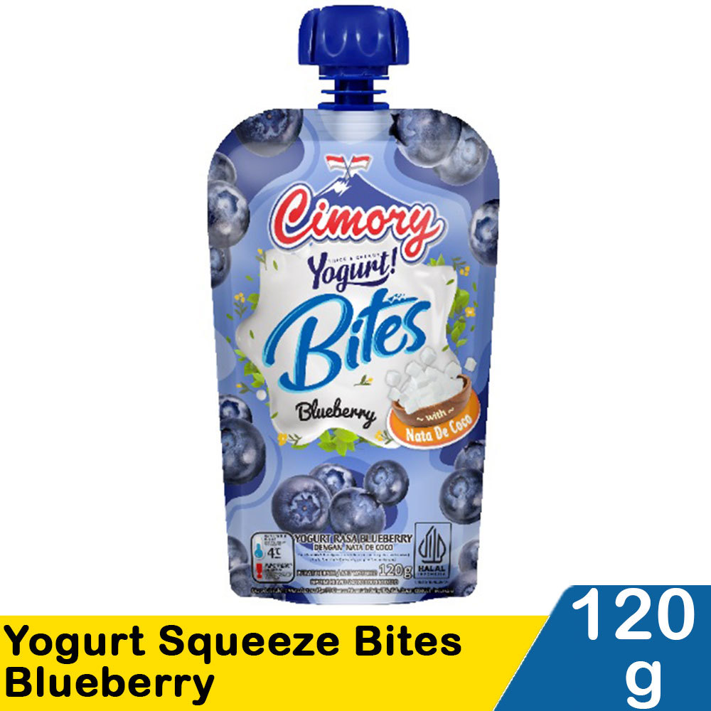 CIMORY YOGHURT SQUEEZE BITES BLUEBERRY 120g