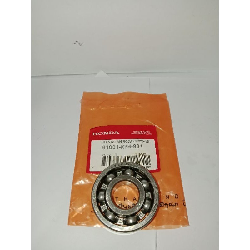 Bearing Laher 63/22-16 As Kruk Kharisma, Supra X 125, Blade, Revo Abs (91001-KPH-901)