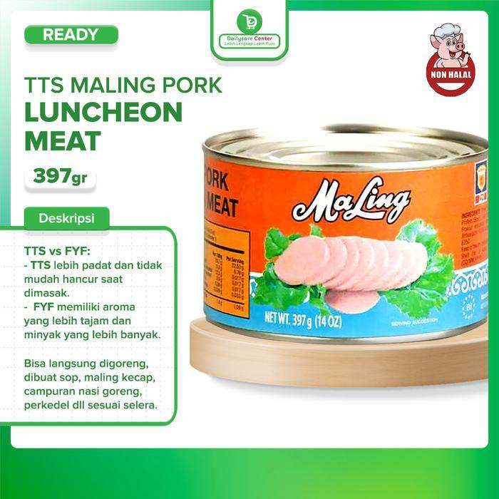 Maling Pork Canned Food Ham Babi TTS / FYF / Gulong 397gr - tts