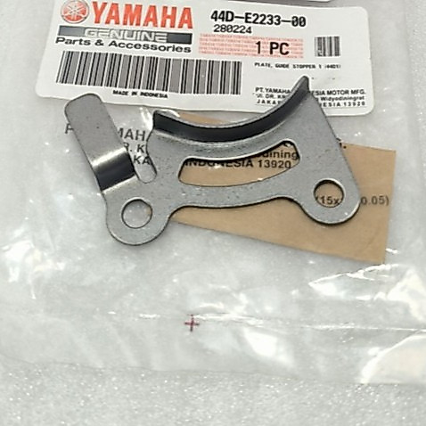 Plat Guide Stopper Tensioner Bawah Yamaha Xeon RC GT 125, Mio M3, Soul GT, XRide 44D-E2233-00  MF