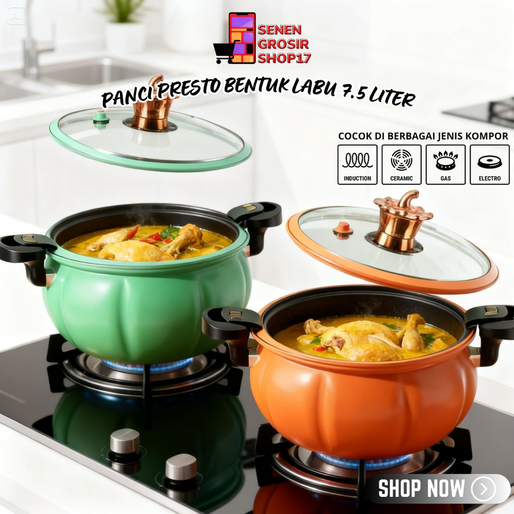 SN COD Panci Presto Labu Teflon Presto Pressure Cooker