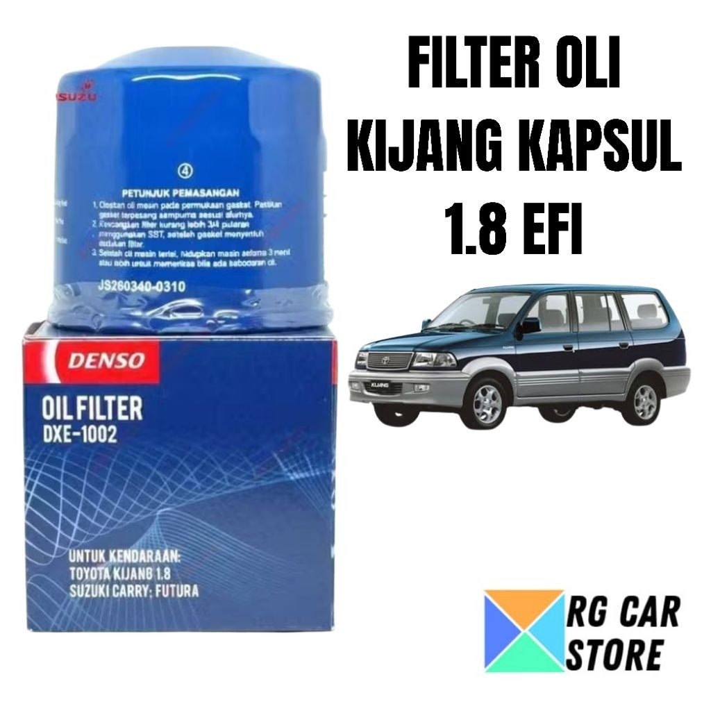 Filter Oli Kijang Kapsul 1.8 EFI 2000-2004 Original Denso DXE-1002 PnP Kijang Kapsul LGX