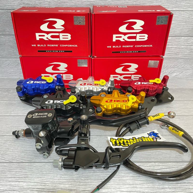 PAKETAN REM DEPAN RCB MASTER REM RCB E3 HITAM KALIPER RCB S26 VIXION R15 MX KING RX