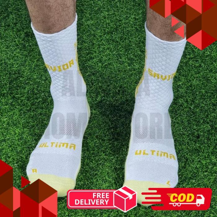 Kaos Kaki Anti Slip Pendek Savior Ultima Original Warna Putih - -, -