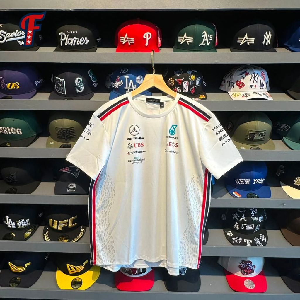 Jersey F1 Mercedes Benz White Jersey Original
