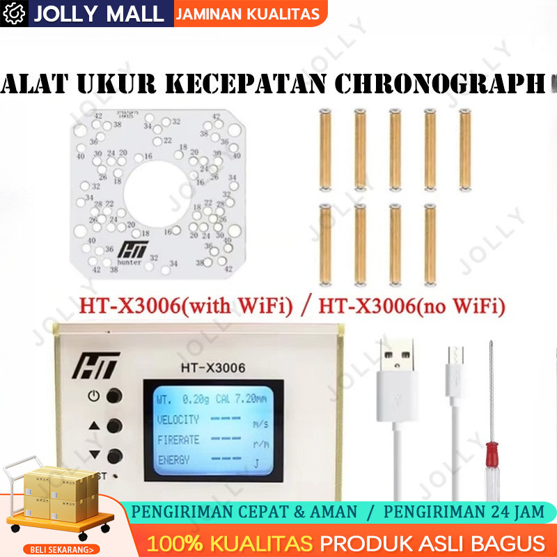 Alat Ukur Kecepatan Chronograph Hante X3006 WiFi Edition - Pengukur FPS Digital Chronograph HT-X3006