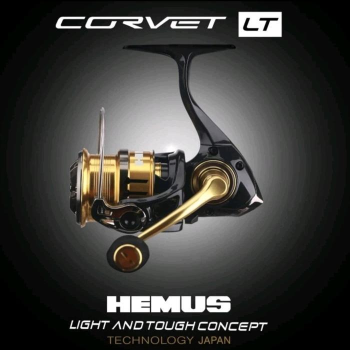 Reel Pancing SW Body Carbon Hemus Corvet 1000 2000 3000 4000 - 3000