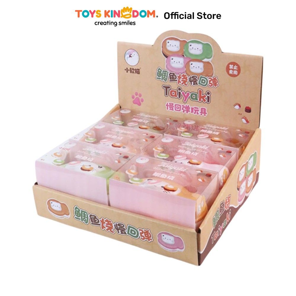Toys Kingdom KIDDY FUN Bonjor Squishy Taiyaki Random Mainan Remas Anti Stres Squeeze Toy Empuk Lucu