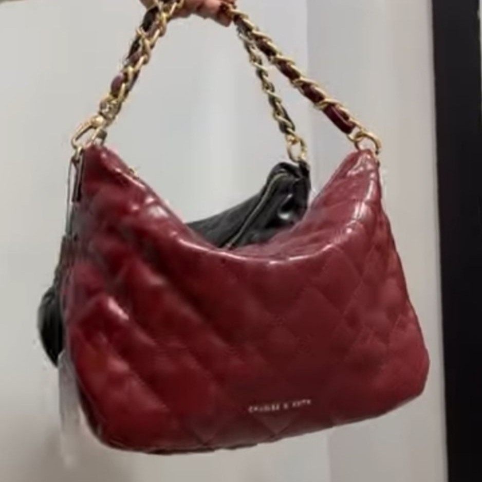 handbag tali rantai cnk/crossbody bag tali rantai cnk/Tas wanita tali rantai cnk