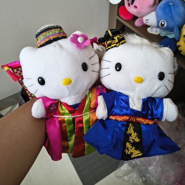 Boneka hello kitty mcd sepasang korea wedding