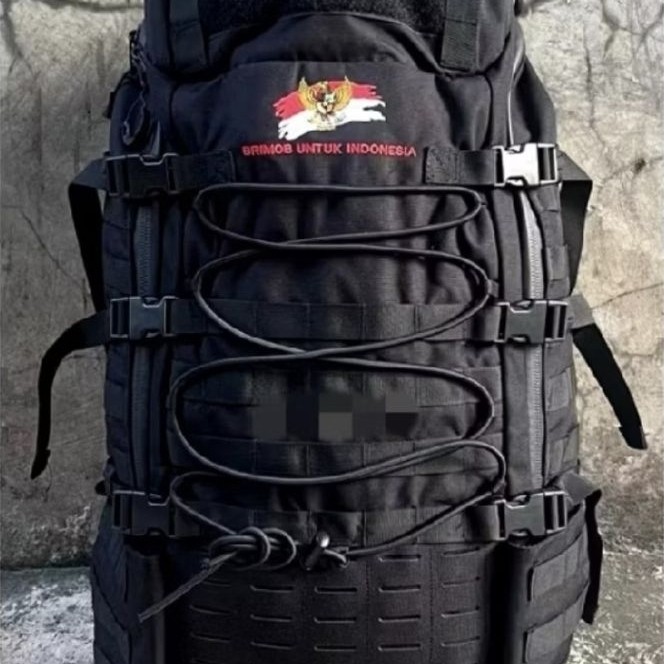 Tas ransel brimob hitam 70 L Terbaru Laser produksi J-Force