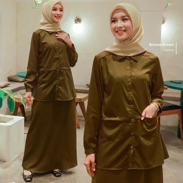Bagus Ethica Uniform Seragam Pns Dinas Kerja Ayumi Uniforam Keki Kaky Khaky Keki Setelan Pns Gamis S