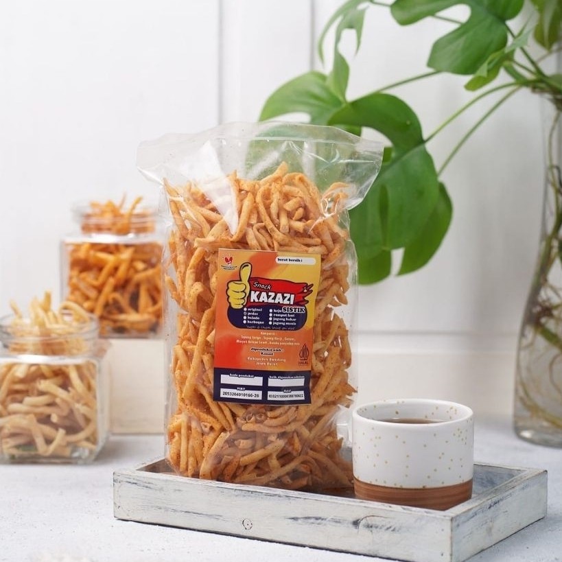 kazazi sistik 200g (pedas daun jeruk )