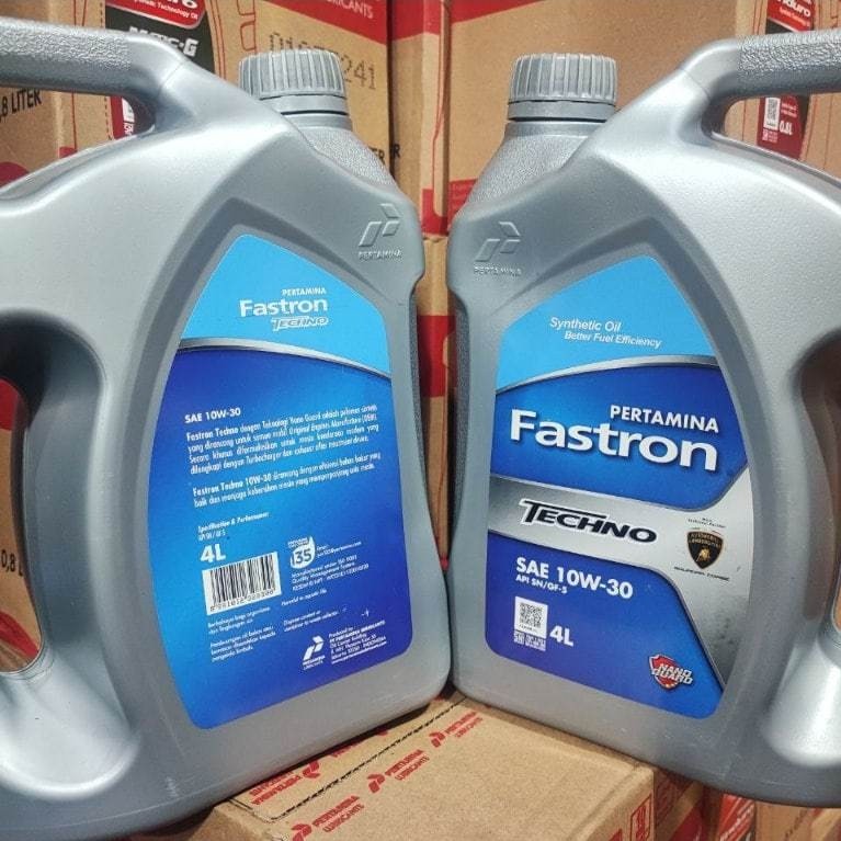 (ASLI 100%) OLI FASTRON TECHNO LAMBO, 4Liter SNI / OLI MOBIL / FASTRON TECHNO / ORIGINAL PERTAMINA