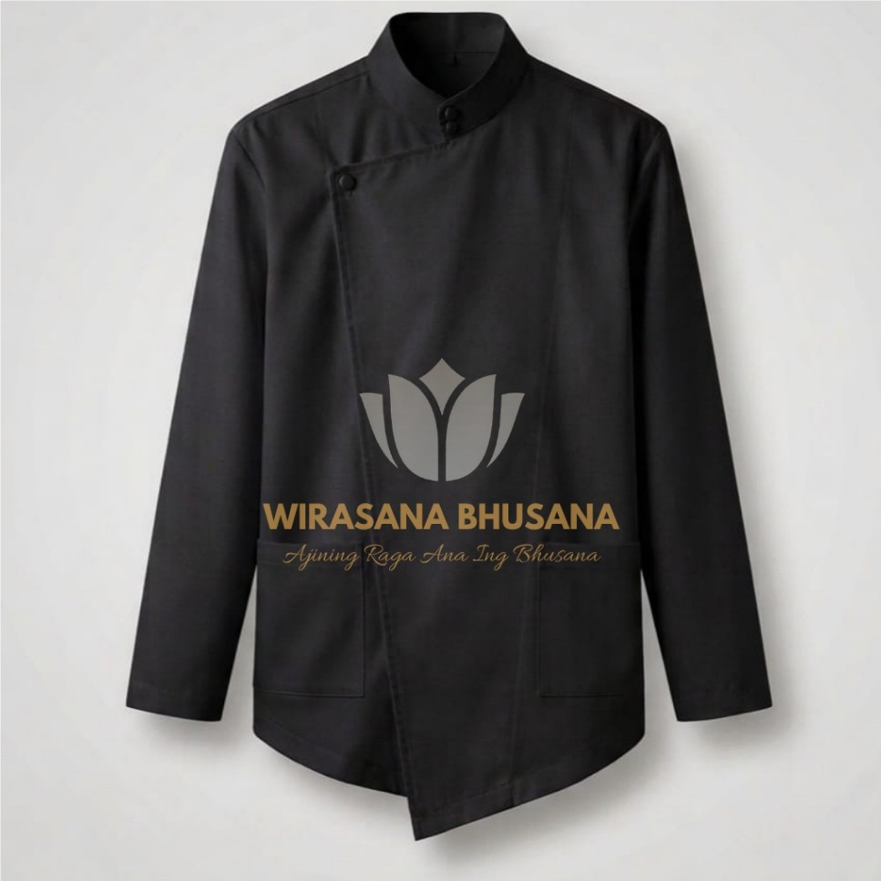 Baju Surjan Polos (HITAM PUTIH NAVY MAROON HIJAU)