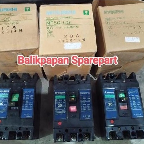 ,,,,,,,] No Fuse Breaker NFB MCCB NF50-CS 3P 3 pole 10A 20A 10 20 A