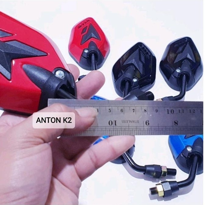 Kaca Spion Pendek Variasi Aksesoris Motor Beat Karbu/Beat Fi/Beat Esp Iss/Beat New Deluxe/Beat