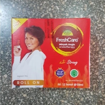 / FRESH CARE 1 box 12 pcs  - Minyak Angin Aromatheraphy FreshCare HOT/ Fresh Care Roll on HOT / Miny